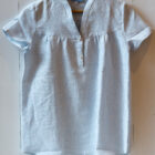 camicia donna in lino con pinces modello Maddalena RISI Milano