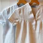 camicia donna in lino con pinces modello Maddalena RISI Milano