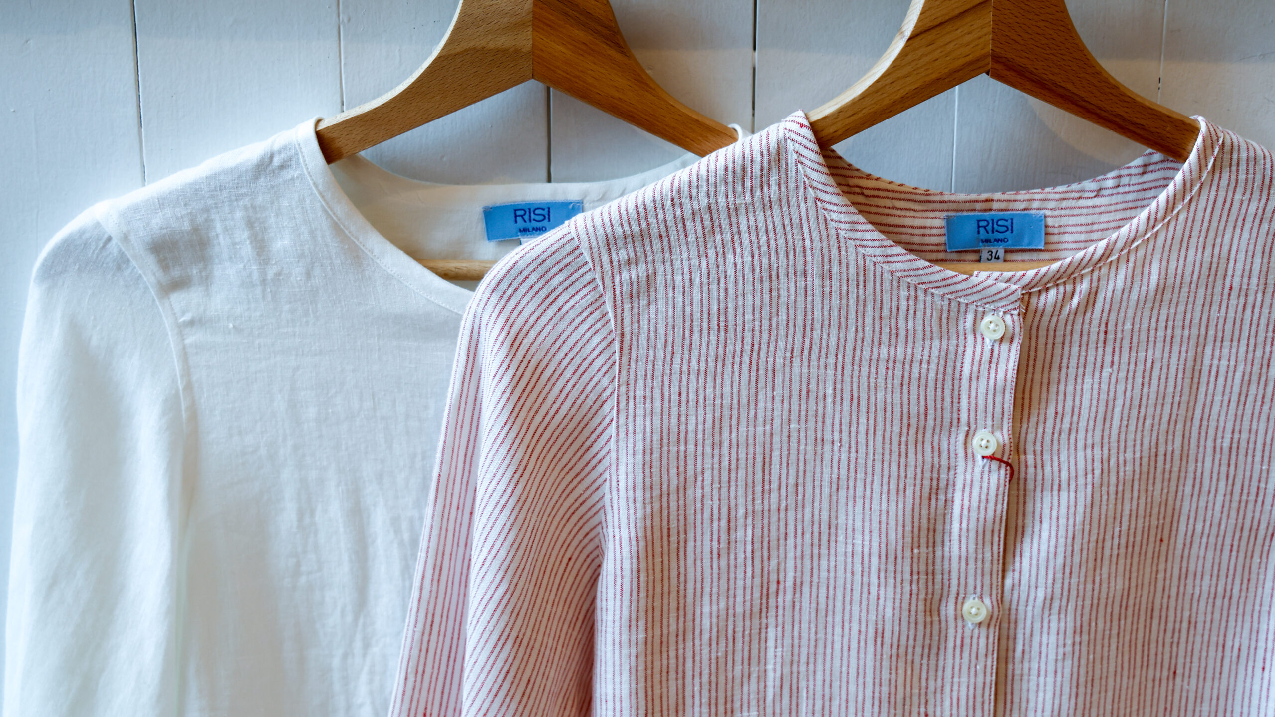 camicia da donna a girocollo Wanda Risi Milano