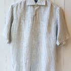camicia da uomo a maniche corte in lino modello Clara RISI Milano