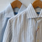 camicia da uomo a maniche corte in lino modello Clara RISI Milano