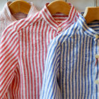 camicia da bambini con colletto alla coreana modello Manuela RISI Milano