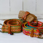 cintura in rafia lavorazione a crochet vimini modello Clelia RISI Milano