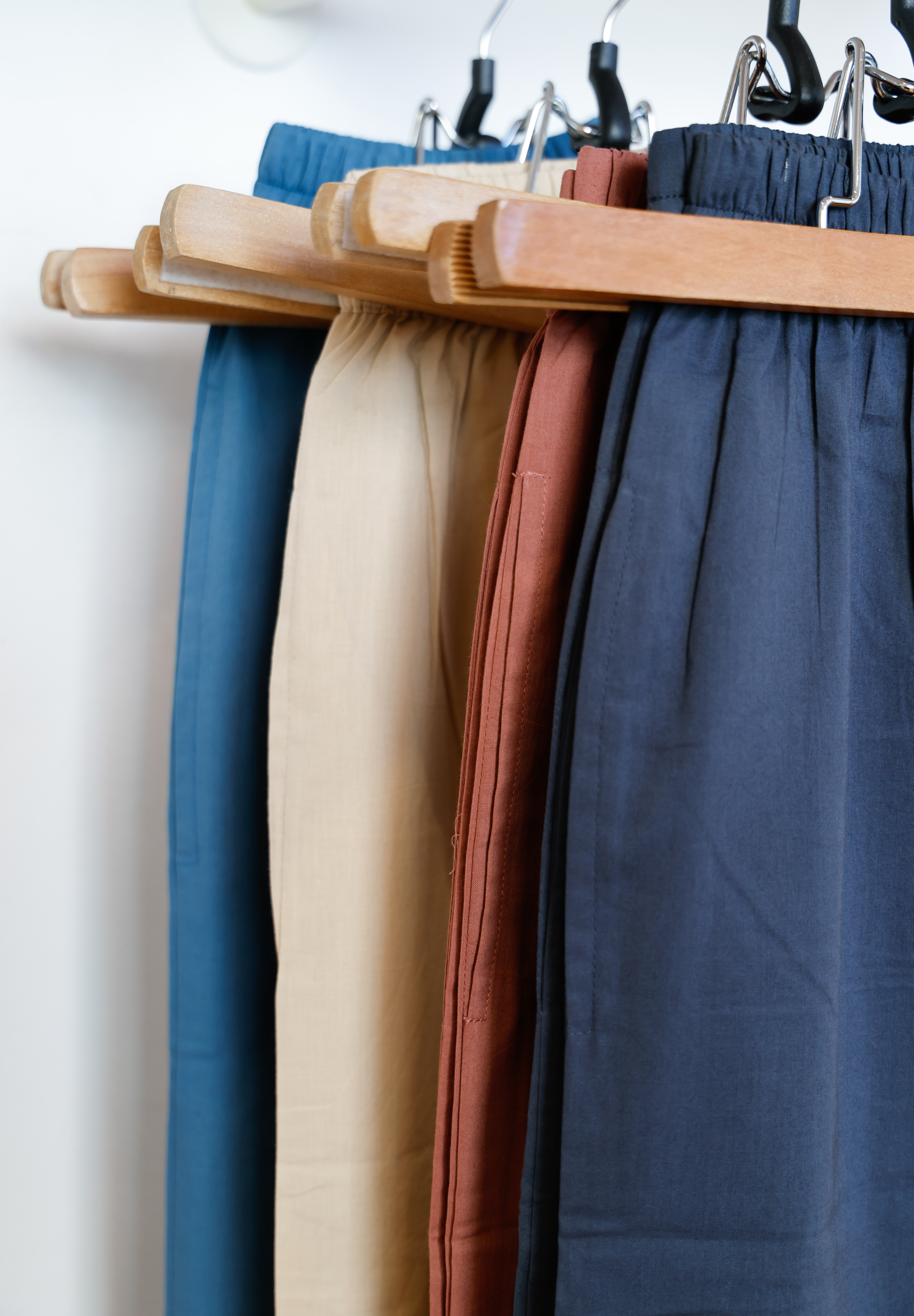 pantaloni lunghi donna cotone leggero varianti modello Nico RISI Milano