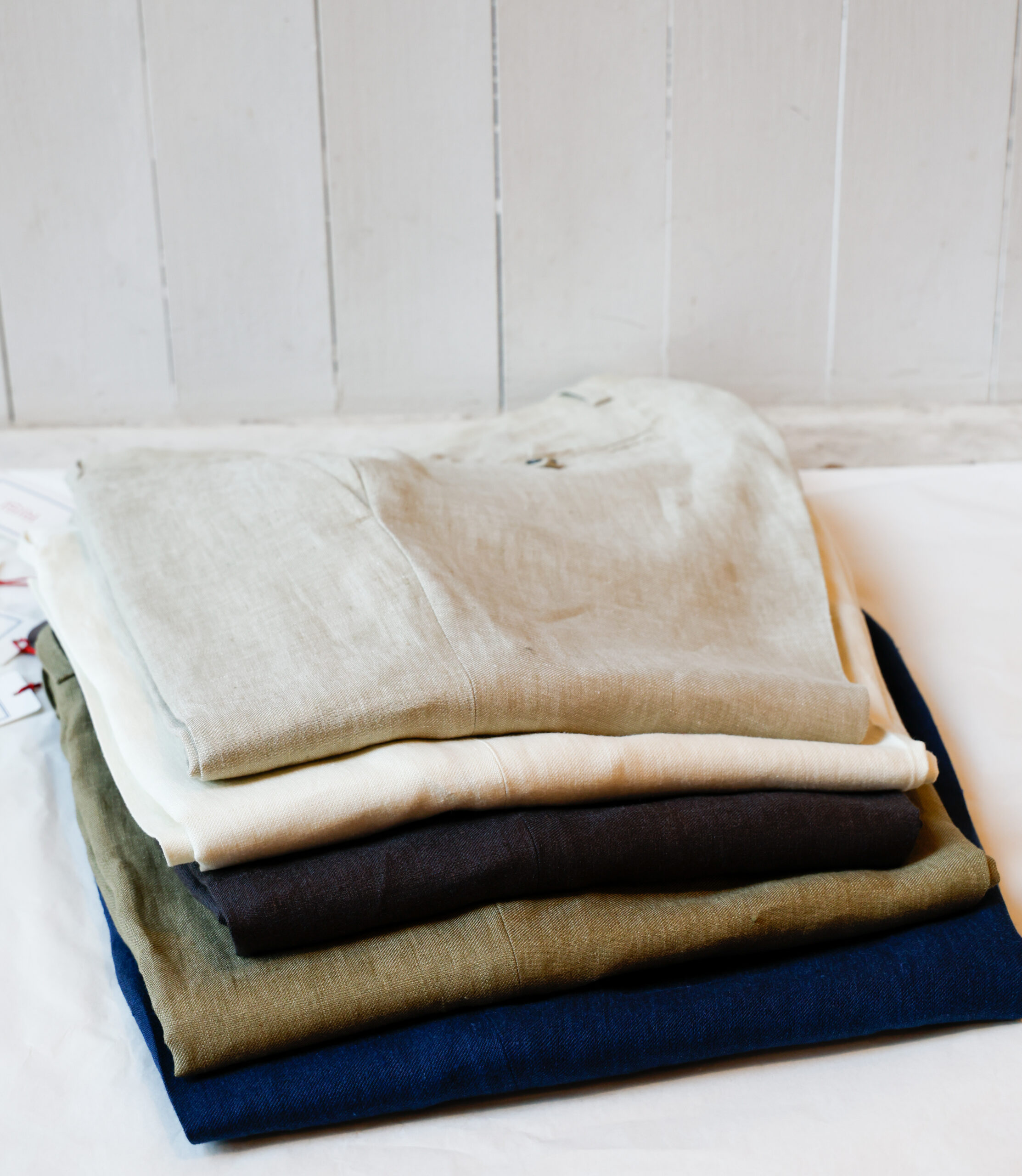 Pantaloni da uomo senza pinces taglio dritto modello Carlo RISI Milano