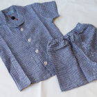 Pigiama corto di lino per bambini Cosimo da Risi a Milano.