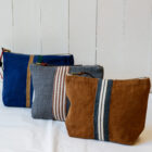 borsa a mano, pochette in lino modello Vania negozio RISI Milano