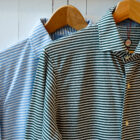 polo a manica lunga da uomo modello camicia in jersey e piquet modello Ines RISI Milano.