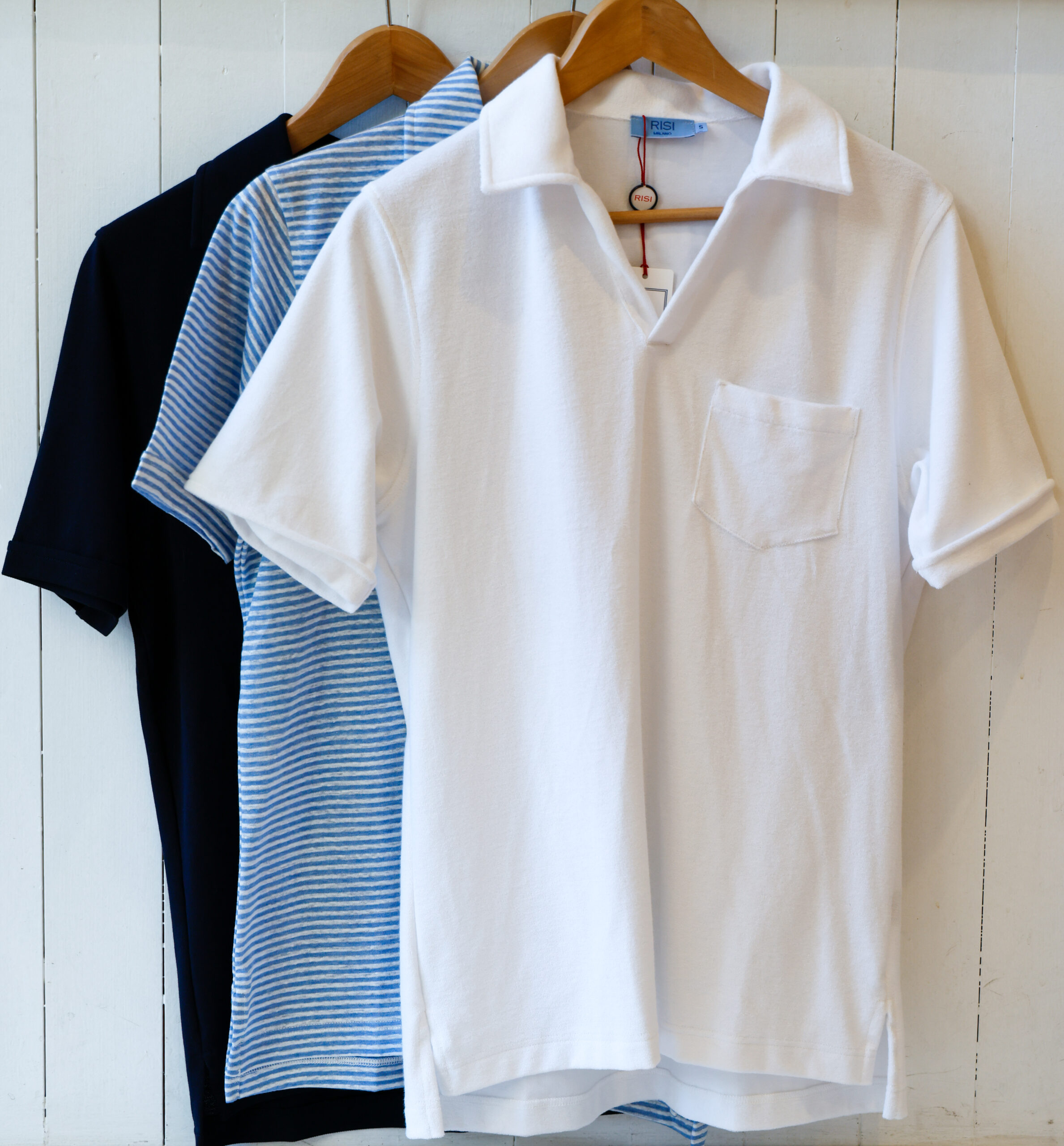 polo da uomo a manica corta modello Amalia negozio RISI Milano
