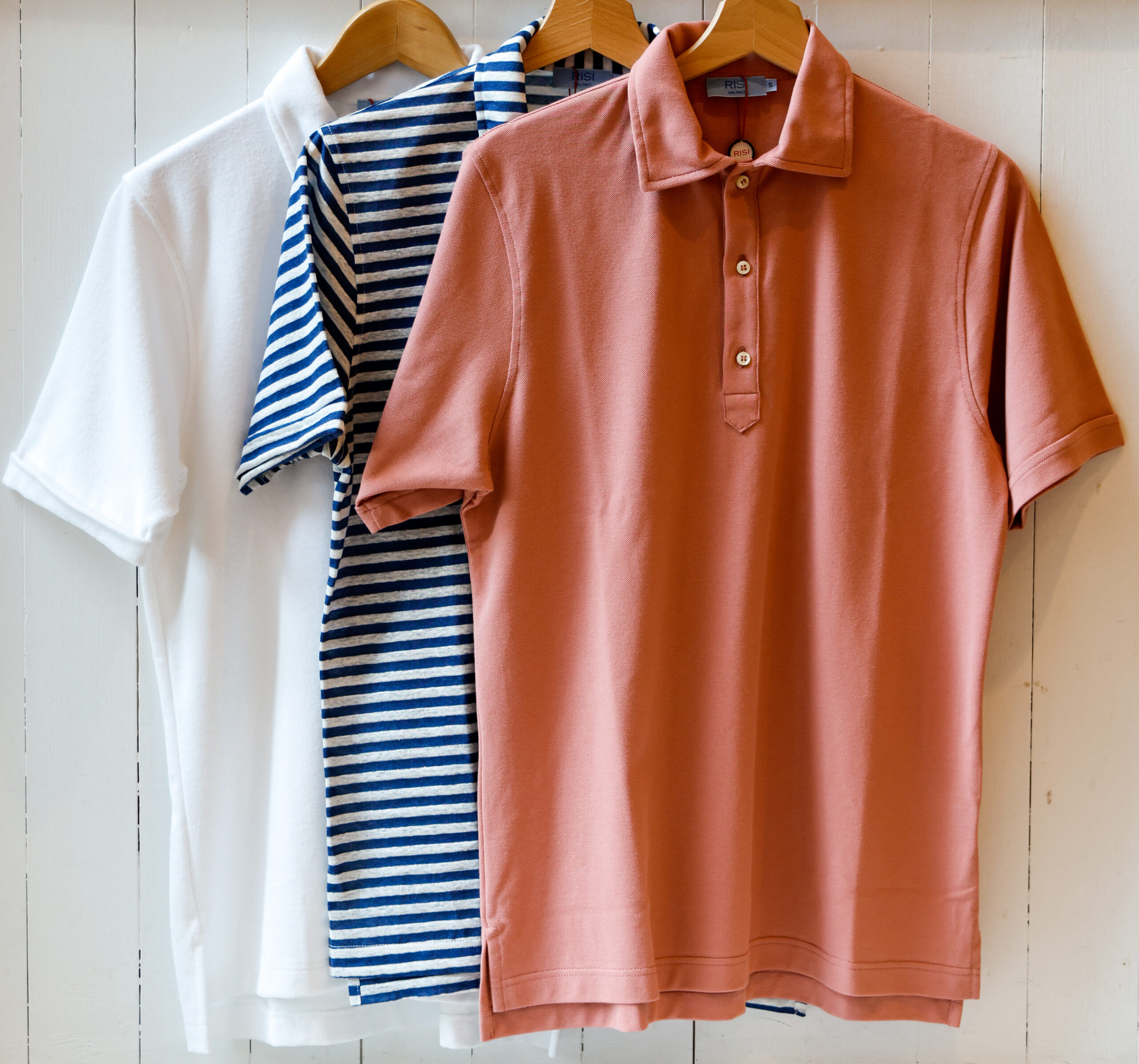 polo da uomo a mezza manica modello Barbara RISI Milano