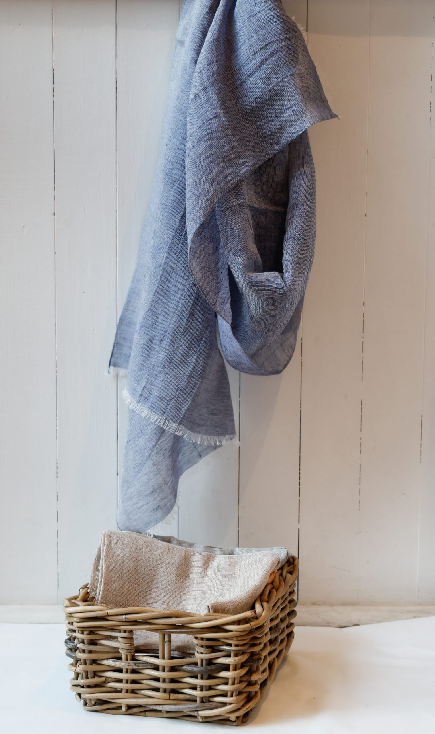 sciarpa in lino e cotone modello Raffaella RISI Milano