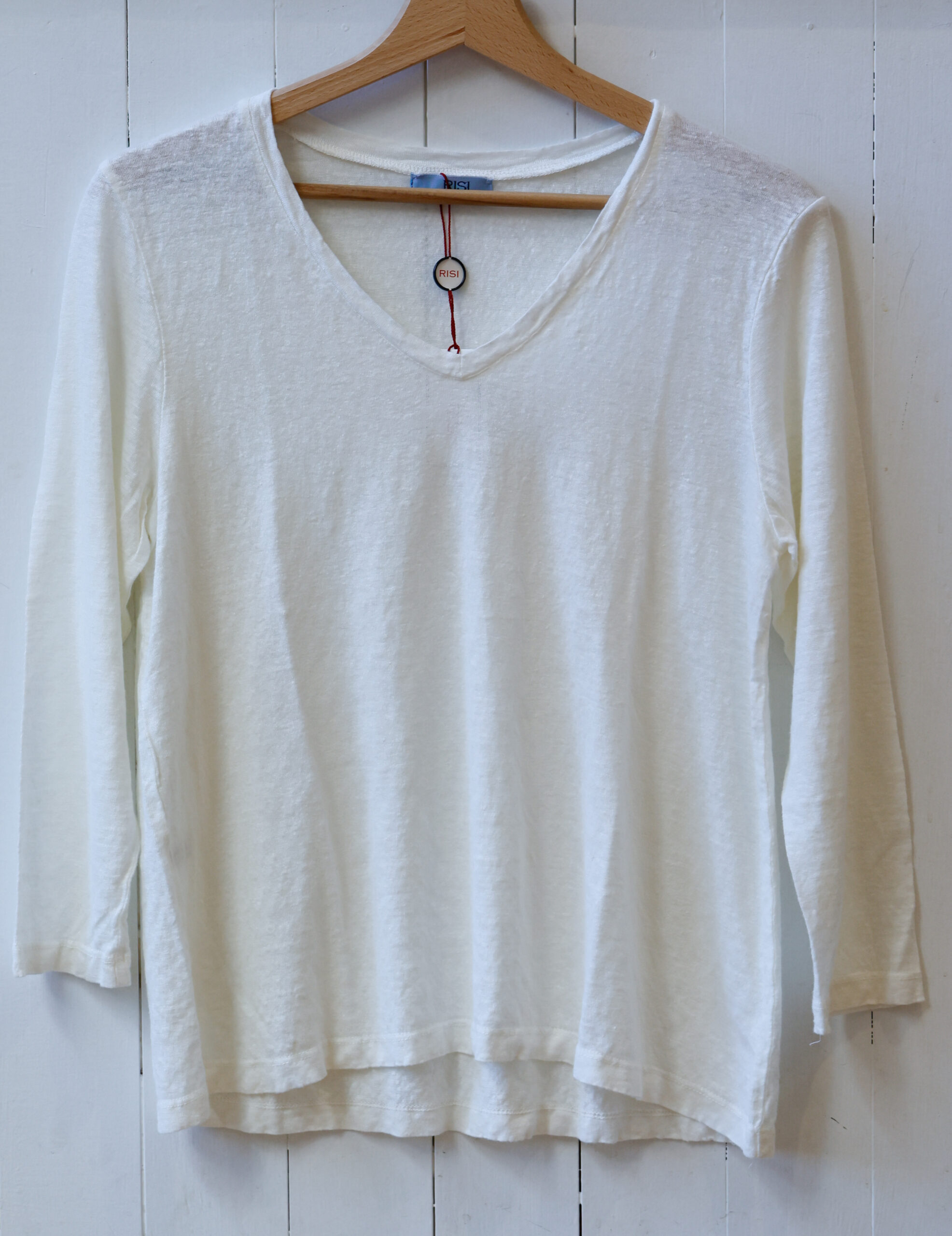 t-shirt manica 3/4 donna in lino modello Giordana RISI Milano