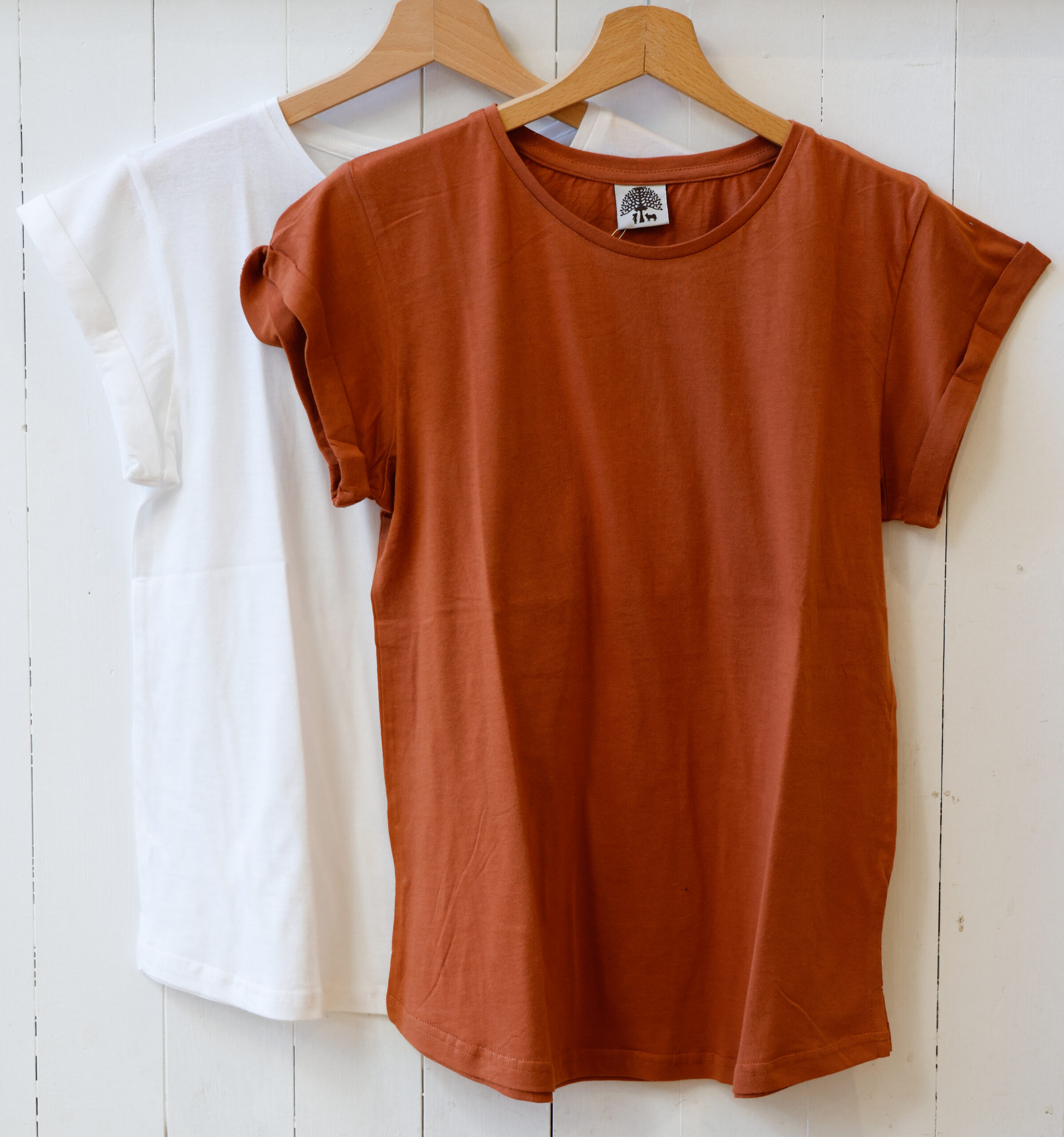 maglietta da donna manica corta in jersey di cotone modello Erminia negozio RISI Milano