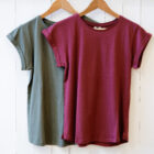 maglietta da donna manica corta in jersey di cotone modello Erminia negozio RISI Milano