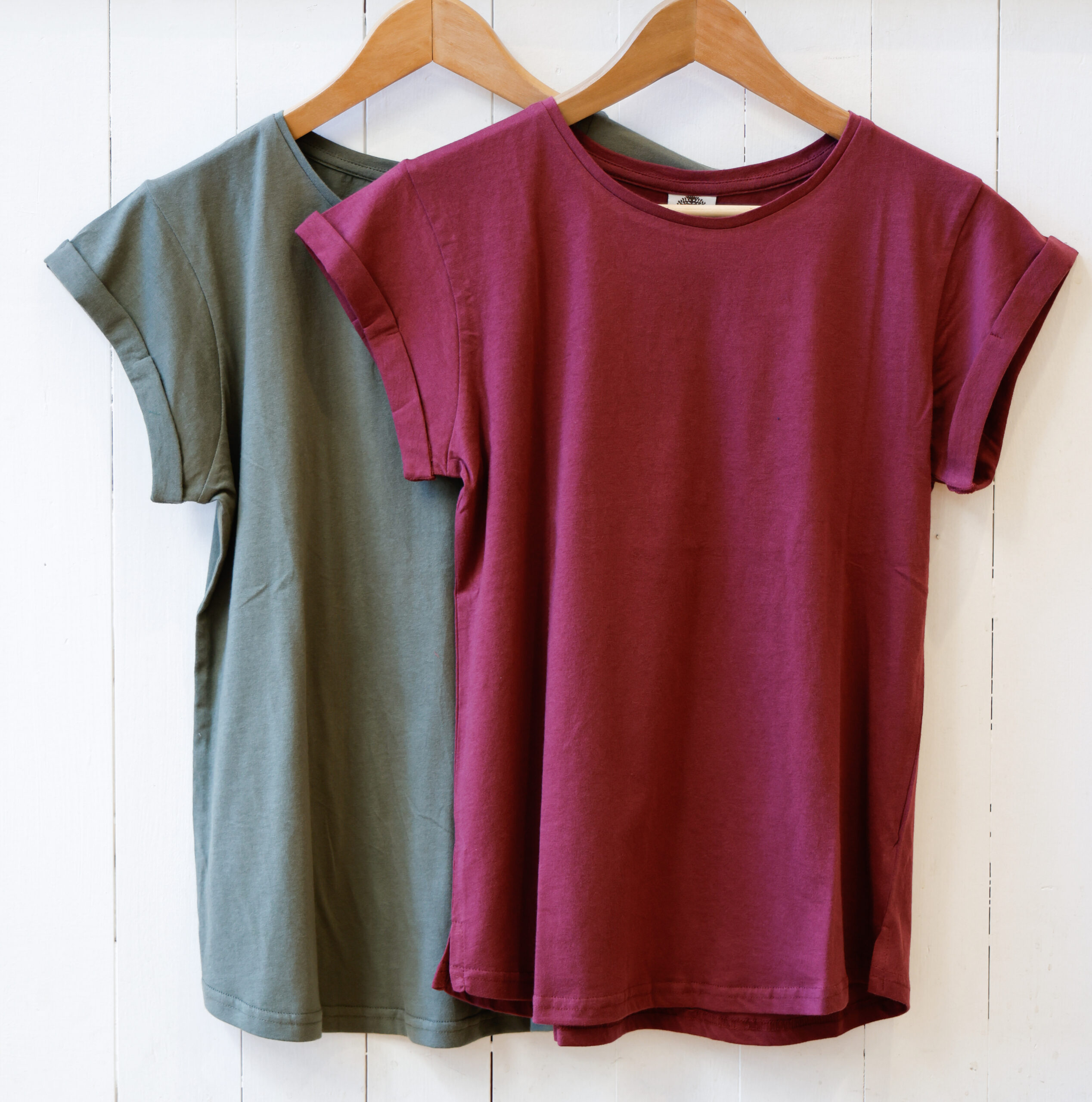 maglietta da donna manica corta in jersey di cotone modello Erminia negozio RISI Milano