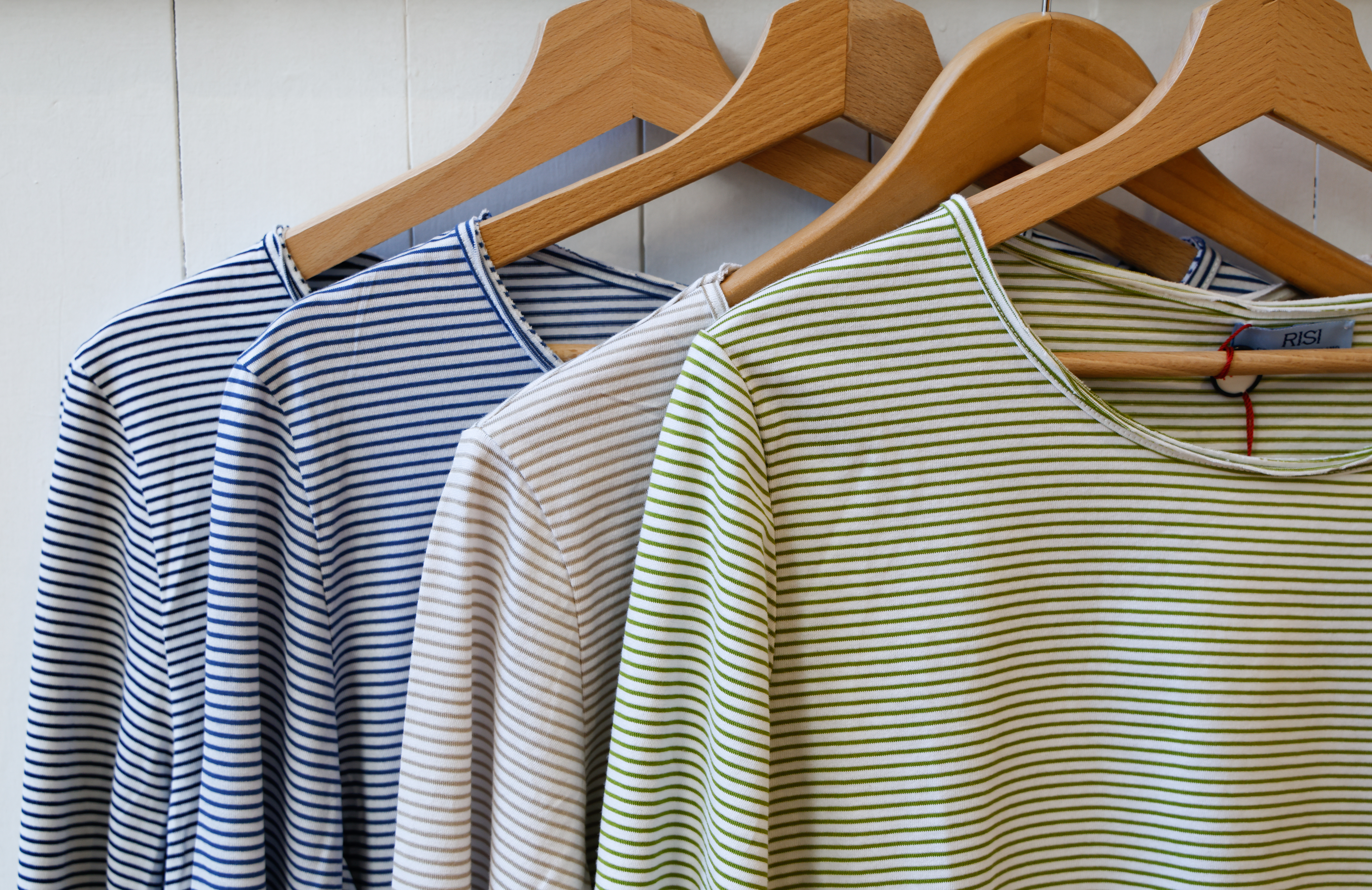 t-shirt manica lunga donna a righe in cotone modello Claretta negozio RISI Milano