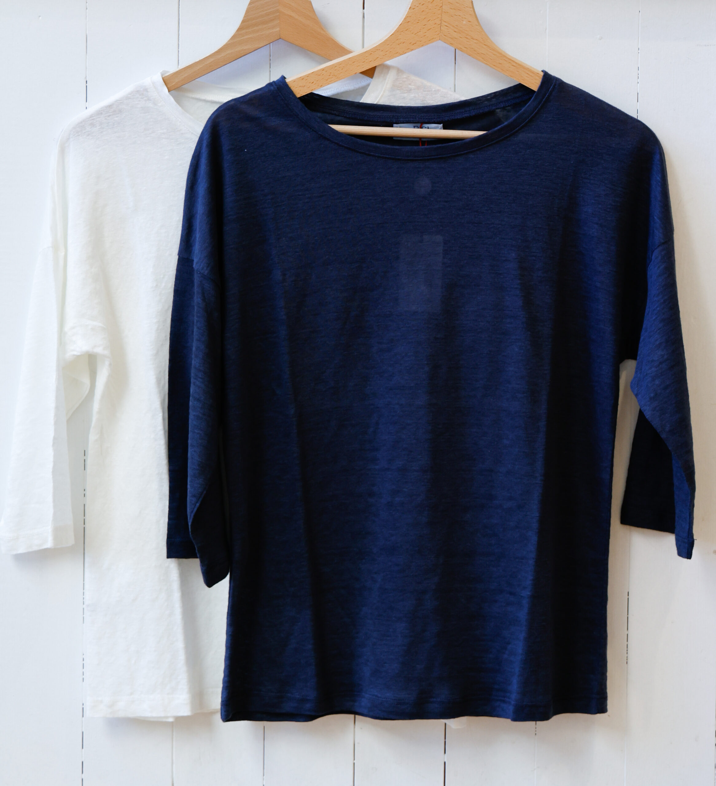 t-shirt manica 3/4 donna in lino modello Clotilde negozio RISI Milano