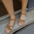 sandali donna in cuoio modello Livio RISI Milano