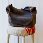 Borsa in suede secchiello a spalla modello Guenda RISI Milano