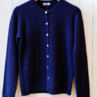 cardigan donna in lana Shetland modello Ambrogio RISI Milano