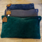 Pochette in suede modello Ernesta RISI Milano